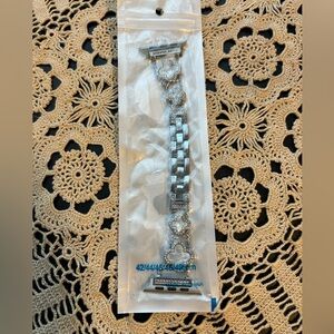 Silver Metal Watch Band for Apple Watch